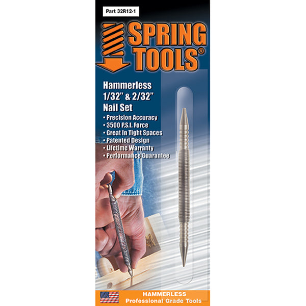 Spring Tools Double Ended 1/32 & 2/32 Nail Set